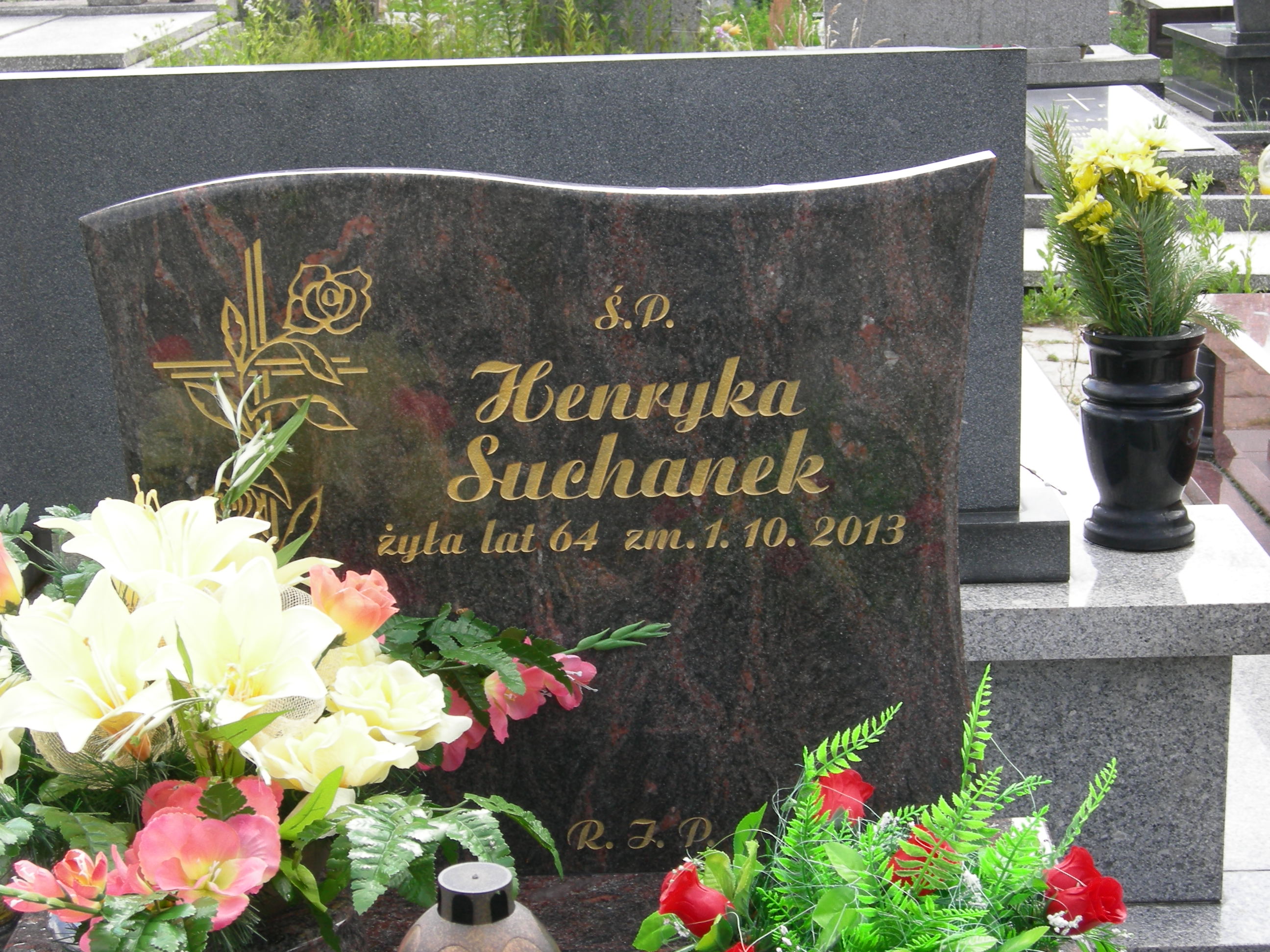 Henryka Suchanek 1948 Sosnowiec św. Barbary - Grobonet - Wyszukiwarka osób pochowanych