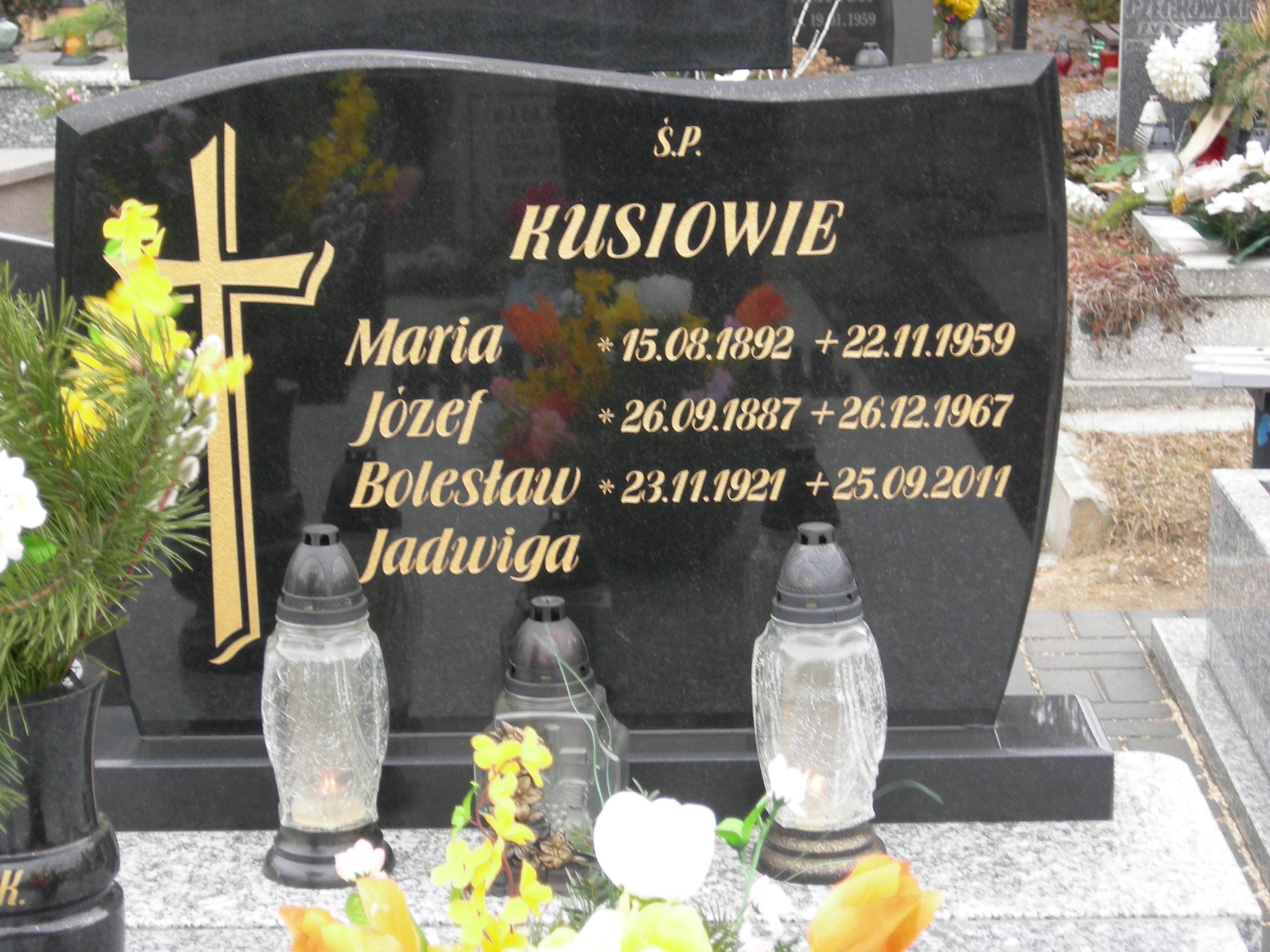 Maria Kuś 1892 Sosnowiec św. Barbary - Grobonet - Wyszukiwarka osób pochowanych