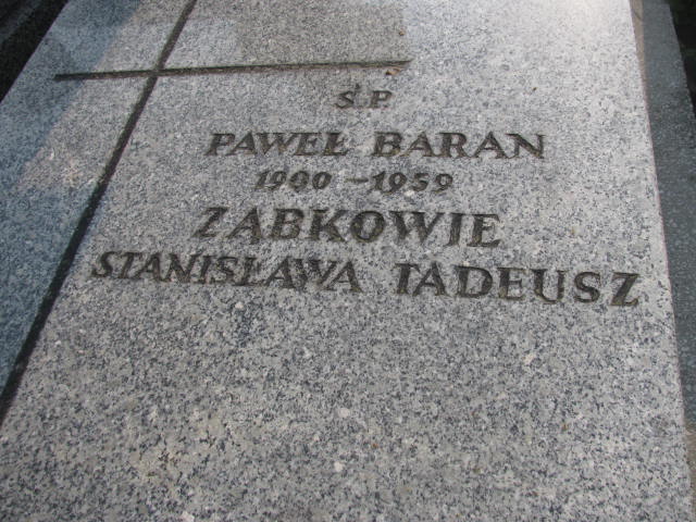 Stanisława Ząbek 1925 Sosnowiec św. Barbary - Grobonet - Wyszukiwarka osób pochowanych