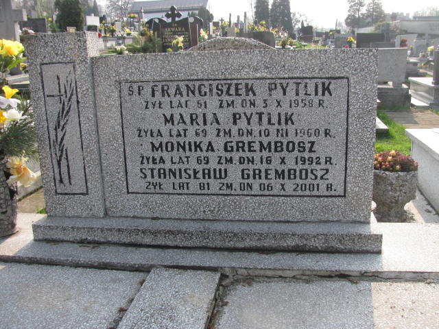 Franciszek Pytlik Sosnowiec św. Barbary - Grobonet - Wyszukiwarka osób pochowanych