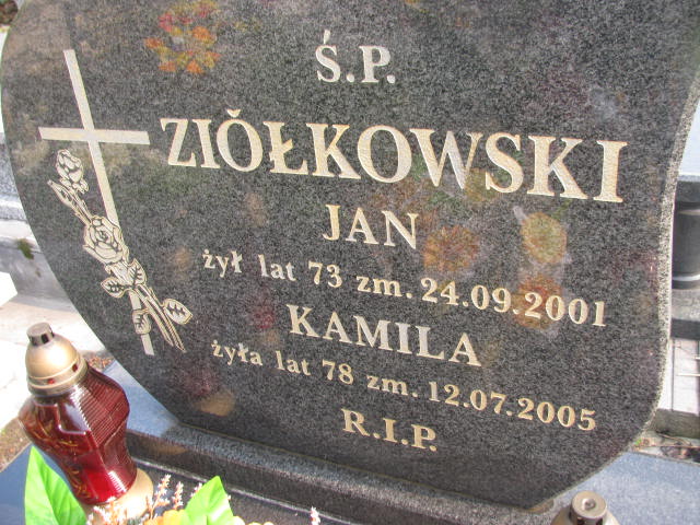 Kamila Ziółkowska Sosnowiec św. Barbary - Grobonet - Wyszukiwarka osób pochowanych