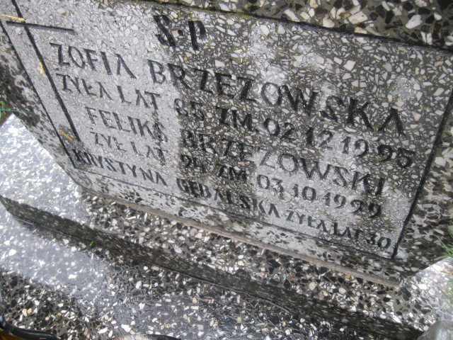 Feliks Brzezowski Sosnowiec św. Barbary - Grobonet - Wyszukiwarka osób pochowanych