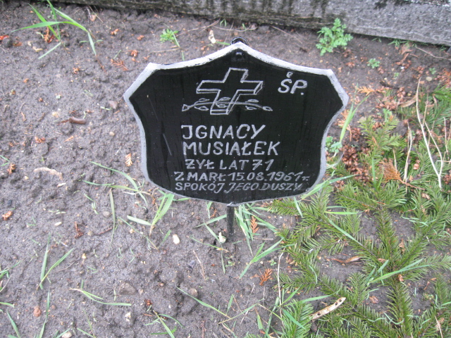 Ignacy Musiałek Sosnowiec św. Barbary - Grobonet - Wyszukiwarka osób pochowanych