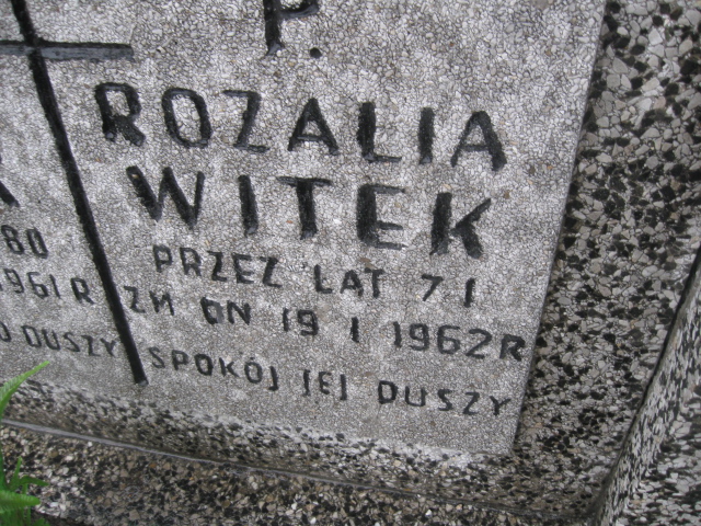 Rozalia Witek Sosnowiec św. Barbary - Grobonet - Wyszukiwarka osób pochowanych