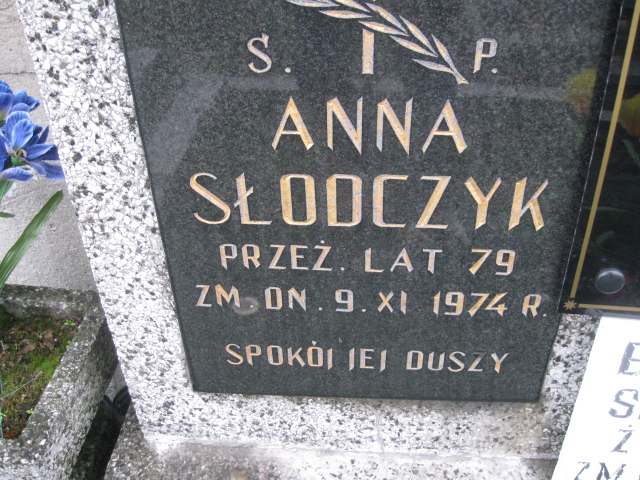 Irena Słodczyk 1931 Sosnowiec św. Barbary - Grobonet - Wyszukiwarka osób pochowanych