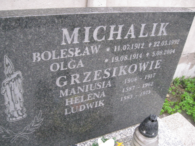 Maniusia Grzesik 1908 Sosnowiec św. Barbary - Grobonet - Wyszukiwarka osób pochowanych