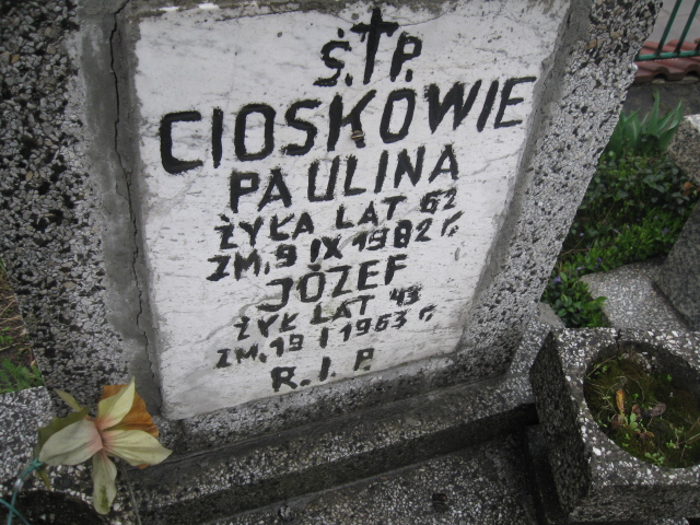 Józef Ciosek Sosnowiec św. Barbary - Grobonet - Wyszukiwarka osób pochowanych