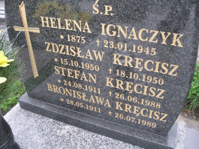 Helena Ignaczyk 1875 Sosnowiec św. Barbary - Grobonet - Wyszukiwarka osób pochowanych