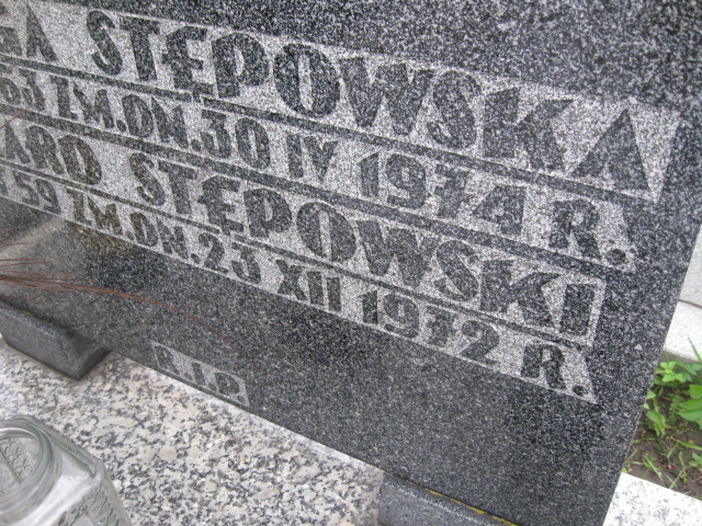 Ryszard Stępowski Sosnowiec św. Barbary - Grobonet - Wyszukiwarka osób pochowanych