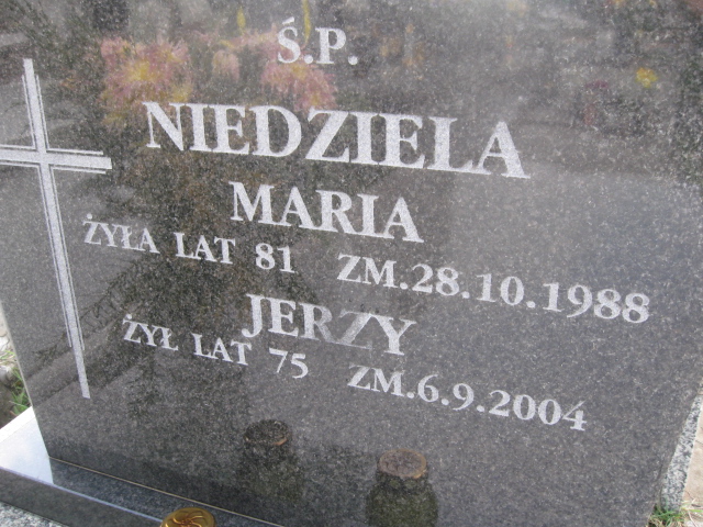 Danuta Niedziela 1932 Sosnowiec św. Barbary - Grobonet - Wyszukiwarka osób pochowanych