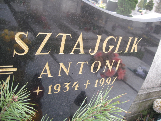 Antoni Sztajglik 1934 Sosnowiec św. Barbary - Grobonet - Wyszukiwarka osób pochowanych