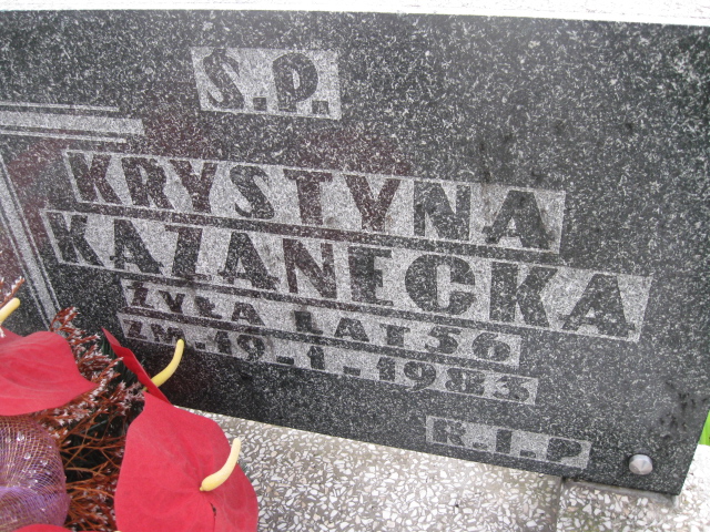 Krystyna Kazanecka Sosnowiec św. Barbary - Grobonet - Wyszukiwarka osób pochowanych