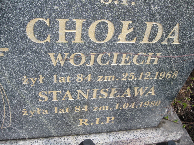 Stanisława Chołda Sosnowiec św. Barbary - Grobonet - Wyszukiwarka osób pochowanych
