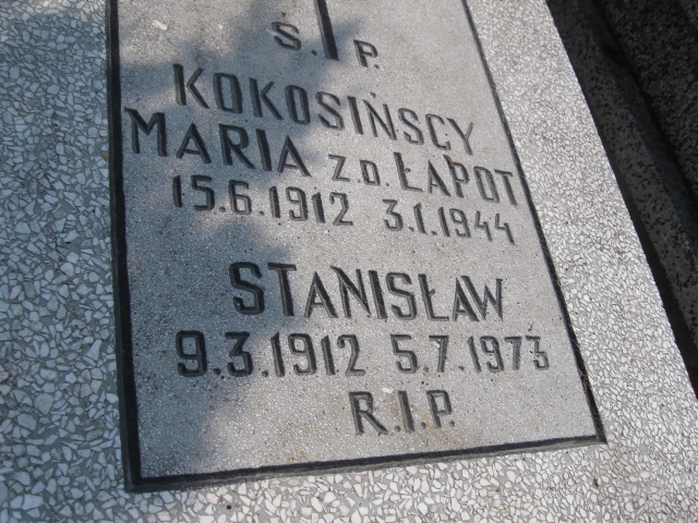 Maria Kokosińska 1912 Sosnowiec św. Barbary - Grobonet - Wyszukiwarka osób pochowanych