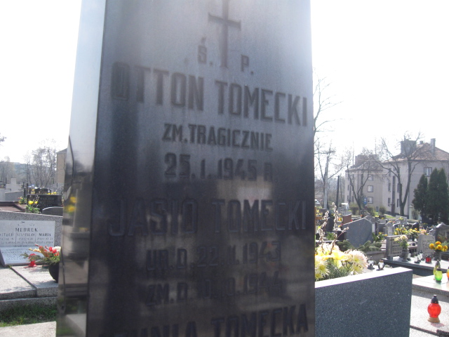 Jan Tomecki 1943 Sosnowiec św. Barbary - Grobonet - Wyszukiwarka osób pochowanych