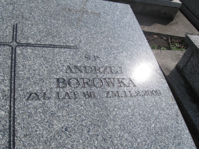 Andrzej Borówka Sosnowiec św. Barbary - Grobonet - Wyszukiwarka osób pochowanych