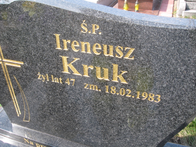 Sławomir Kruk 1960 Sosnowiec św. Barbary - Grobonet - Wyszukiwarka osób pochowanych