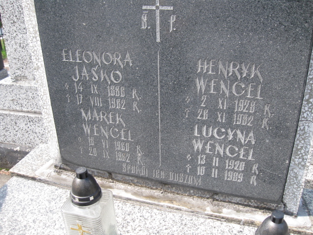 Marek Wencel 1960 Sosnowiec św. Barbary - Grobonet - Wyszukiwarka osób pochowanych