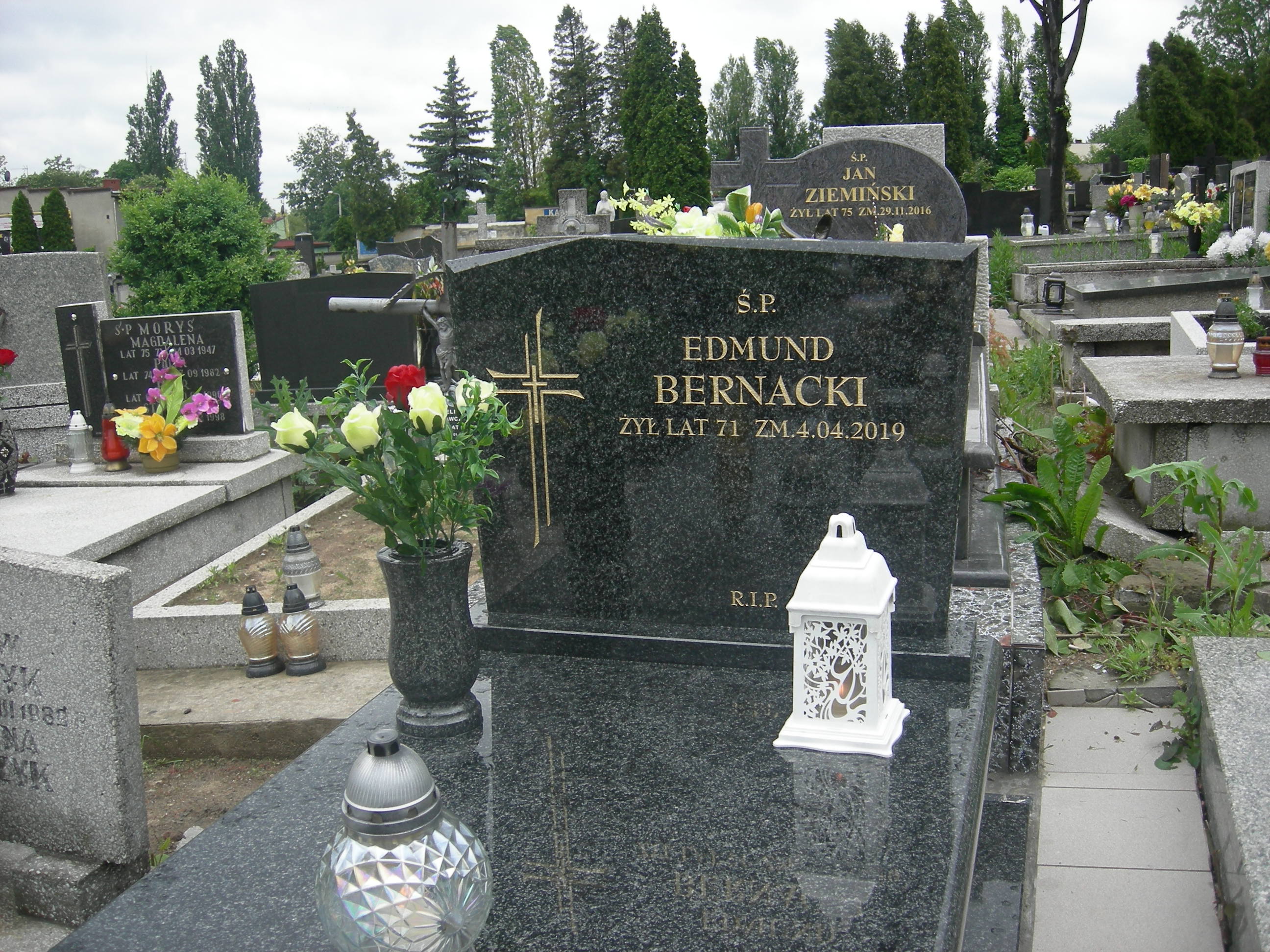 Edmund Bernacki 1947 Sosnowiec św. Barbary - Grobonet - Wyszukiwarka osób pochowanych