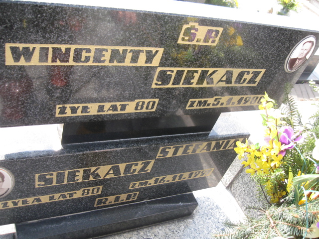 Stanisław Siekacz 1942 Sosnowiec św. Barbary - Grobonet - Wyszukiwarka osób pochowanych