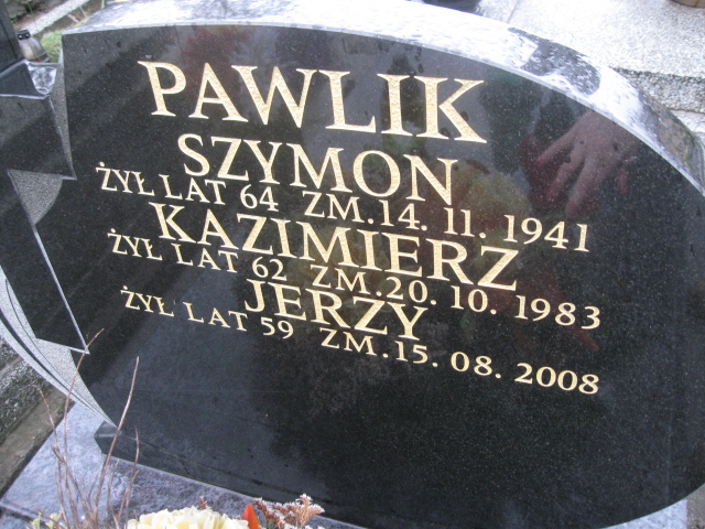 Jerzy Pawlik Sosnowiec św. Barbary - Grobonet - Wyszukiwarka osób pochowanych