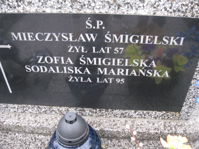 Mariusz Śmigielski 1937 Sosnowiec św. Barbary - Grobonet - Wyszukiwarka osób pochowanych