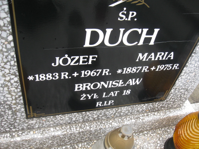 Maria Duch Sosnowiec św. Barbary - Grobonet - Wyszukiwarka osób pochowanych