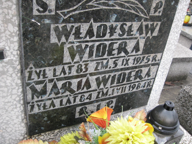 Grób Władysław Widera