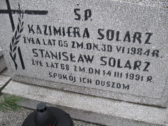 Kazimiera Solarz Sosnowiec św. Barbary - Grobonet - Wyszukiwarka osób pochowanych