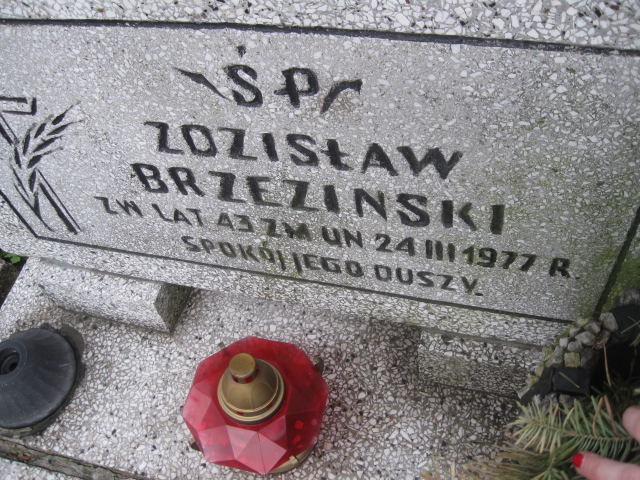 Zdzisław Brzeziński 1958 Sosnowiec św. Barbary - Grobonet - Wyszukiwarka osób pochowanych