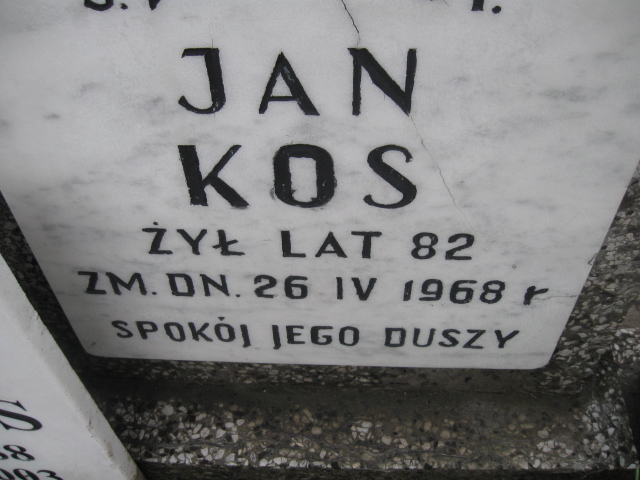 Katarzyna Kos Sosnowiec św. Barbary - Grobonet - Wyszukiwarka osób pochowanych