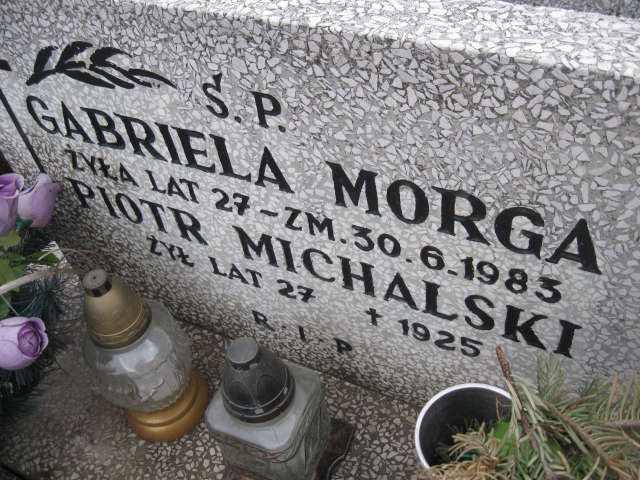Gabriela Morga 1955 Sosnowiec św. Barbary - Grobonet - Wyszukiwarka osób pochowanych