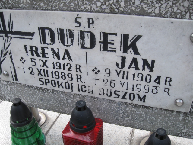 Grób Irena Dudek