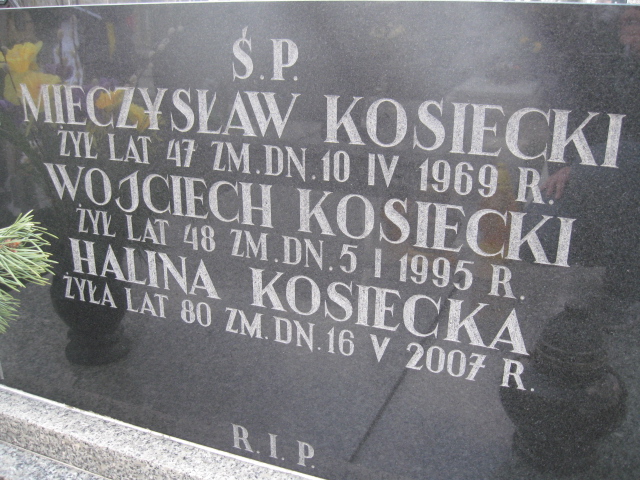 Halina Kosiecka Sosnowiec św. Barbary - Grobonet - Wyszukiwarka osób pochowanych