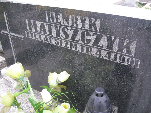 Henryk Matyszczyk Sosnowiec św. Barbary - Grobonet - Wyszukiwarka osób pochowanych