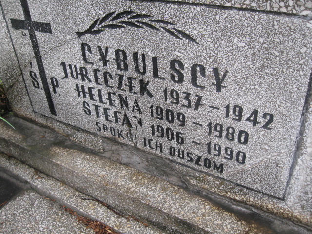 Jureczek Cybulski 1937 Sosnowiec św. Barbary - Grobonet - Wyszukiwarka osób pochowanych