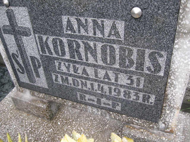 Anna Kornobis Sosnowiec św. Barbary - Grobonet - Wyszukiwarka osób pochowanych