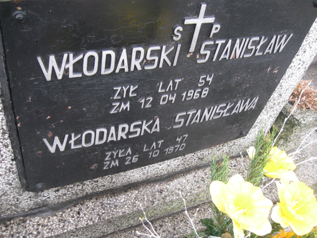 Zbigniew Włodarski 1954 Sosnowiec św. Barbary - Grobonet - Wyszukiwarka osób pochowanych