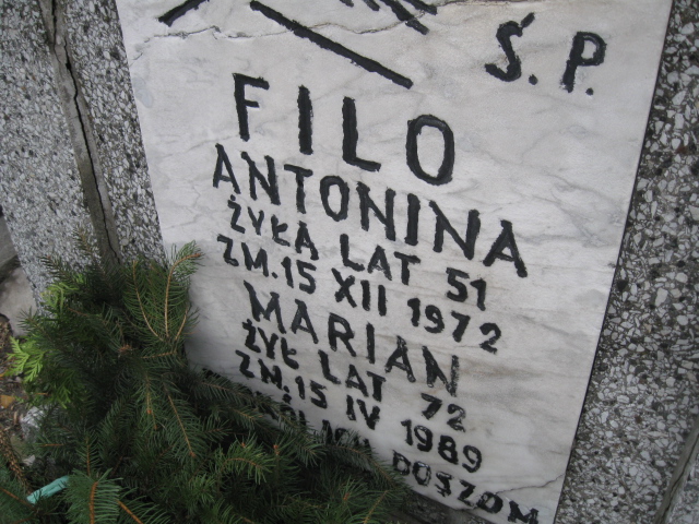 Antonina Filo Sosnowiec św. Barbary - Grobonet - Wyszukiwarka osób pochowanych