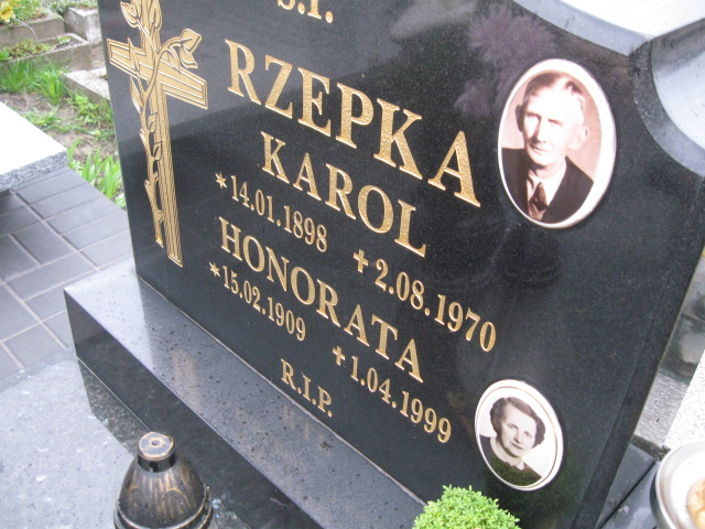 Honorata Rzepka 1909 Sosnowiec św. Barbary - Grobonet - Wyszukiwarka osób pochowanych