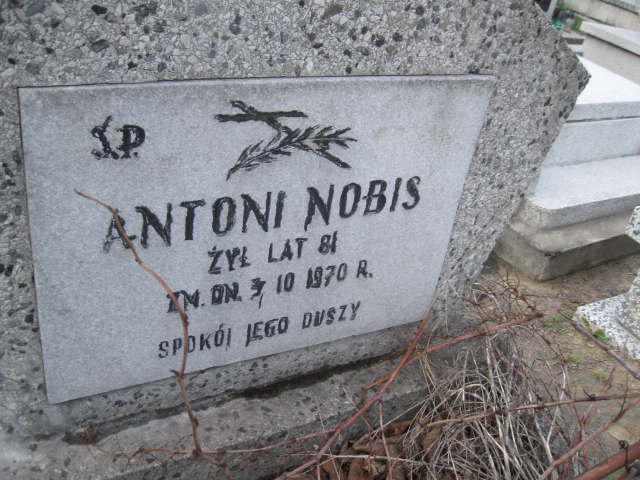 Antoni Nobis Sosnowiec św. Barbary - Grobonet - Wyszukiwarka osób pochowanych