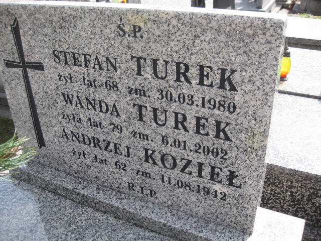 Wanda Turek Sosnowiec św. Barbary - Grobonet - Wyszukiwarka osób pochowanych