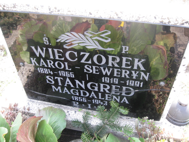 Seweryn Wieczorek 1919 Sosnowiec św. Barbary - Grobonet - Wyszukiwarka osób pochowanych