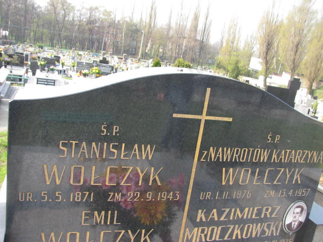 Emil Wołczyk 1945 Sosnowiec św. Barbary - Grobonet - Wyszukiwarka osób pochowanych