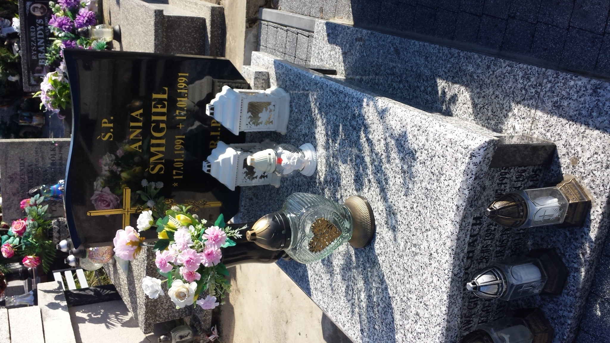 Anna Śmigiel 1991 Sosnowiec św. Barbary - Grobonet - Wyszukiwarka osób pochowanych