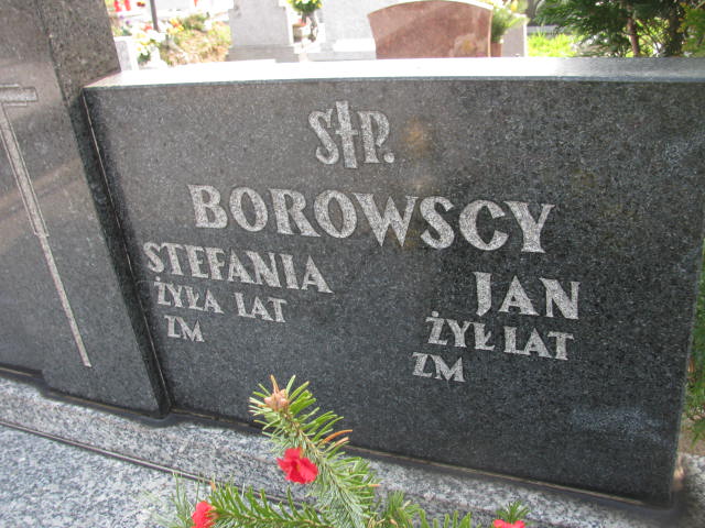 Jan Borowski Sosnowiec św. Barbary - Grobonet - Wyszukiwarka osób pochowanych