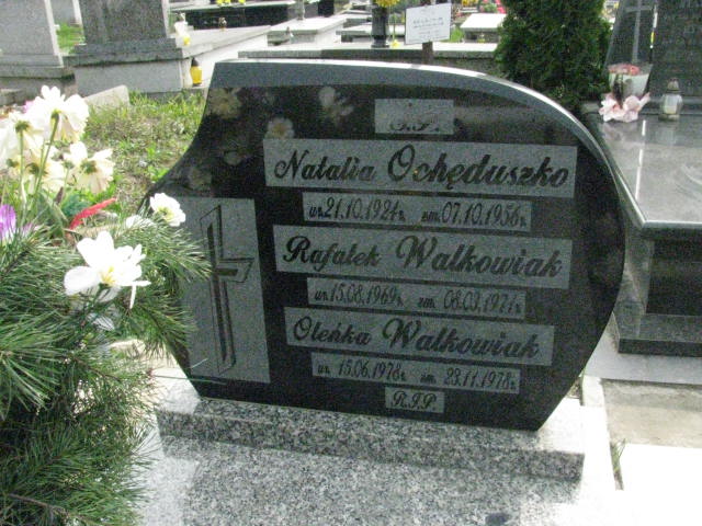 Aleksandra Walkowiak 1978 Sosnowiec św. Barbary - Grobonet - Wyszukiwarka osób pochowanych