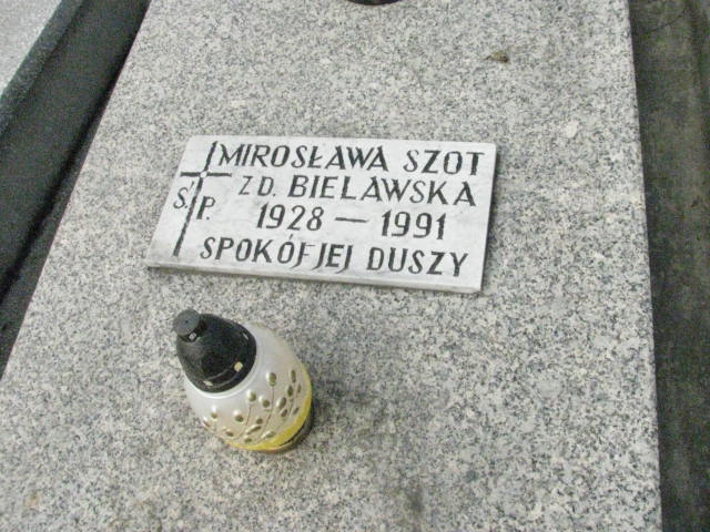 Mirosława Szot 1928 Sosnowiec św. Barbary - Grobonet - Wyszukiwarka osób pochowanych