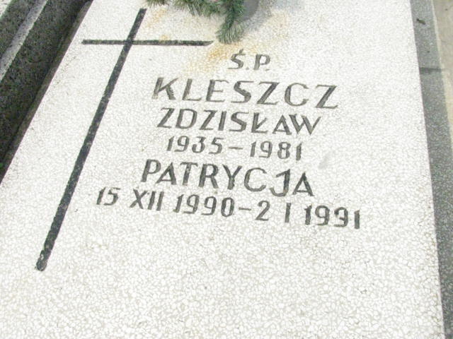 Patrycja Kleszcz 1990 Sosnowiec św. Barbary - Grobonet - Wyszukiwarka osób pochowanych