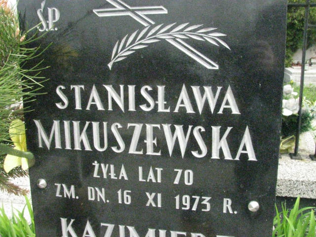 Jan Mikuszewski 1957 Sosnowiec św. Barbary - Grobonet - Wyszukiwarka osób pochowanych